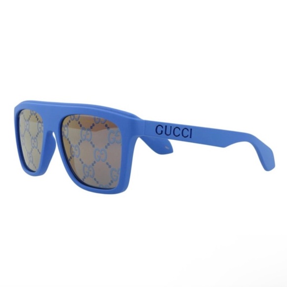 Gucci GG Logo Lens Blue Sunglasses NEW main image 7